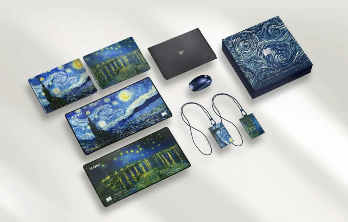 MSI Prestige 14 Flip AI+ Vincent van Gogh Edition